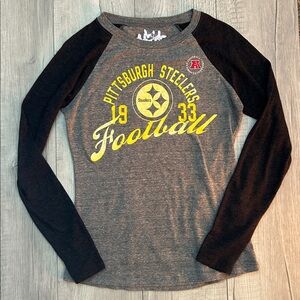 Pittsburgh Steelers Long Sleeve Shirt, Sz Small